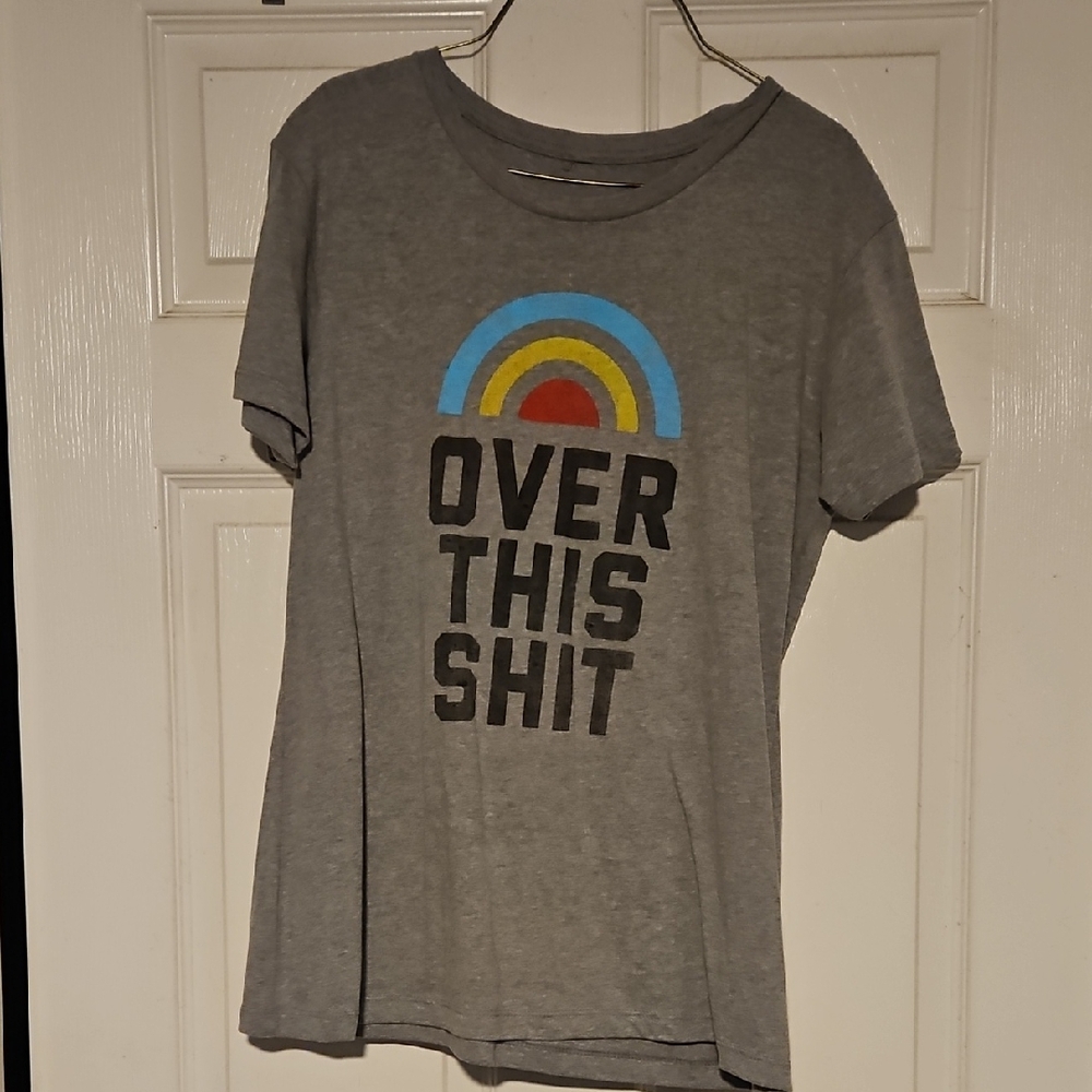 Gray Graphic Short Sleeve Tee